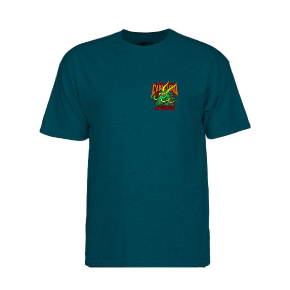 Powell Peralta Caballero Street Dragon T-Shirt Midnight Teal