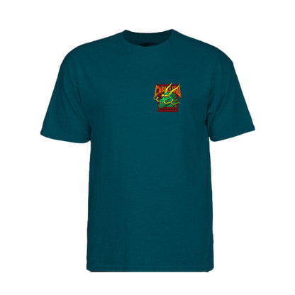 Powell Peralta Caballero Street Dragon T-Shirt Midnight Teal