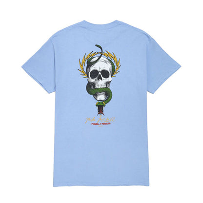 Powell Peralta Mcgill Skull & Snake T-Shirt Carolina Blue