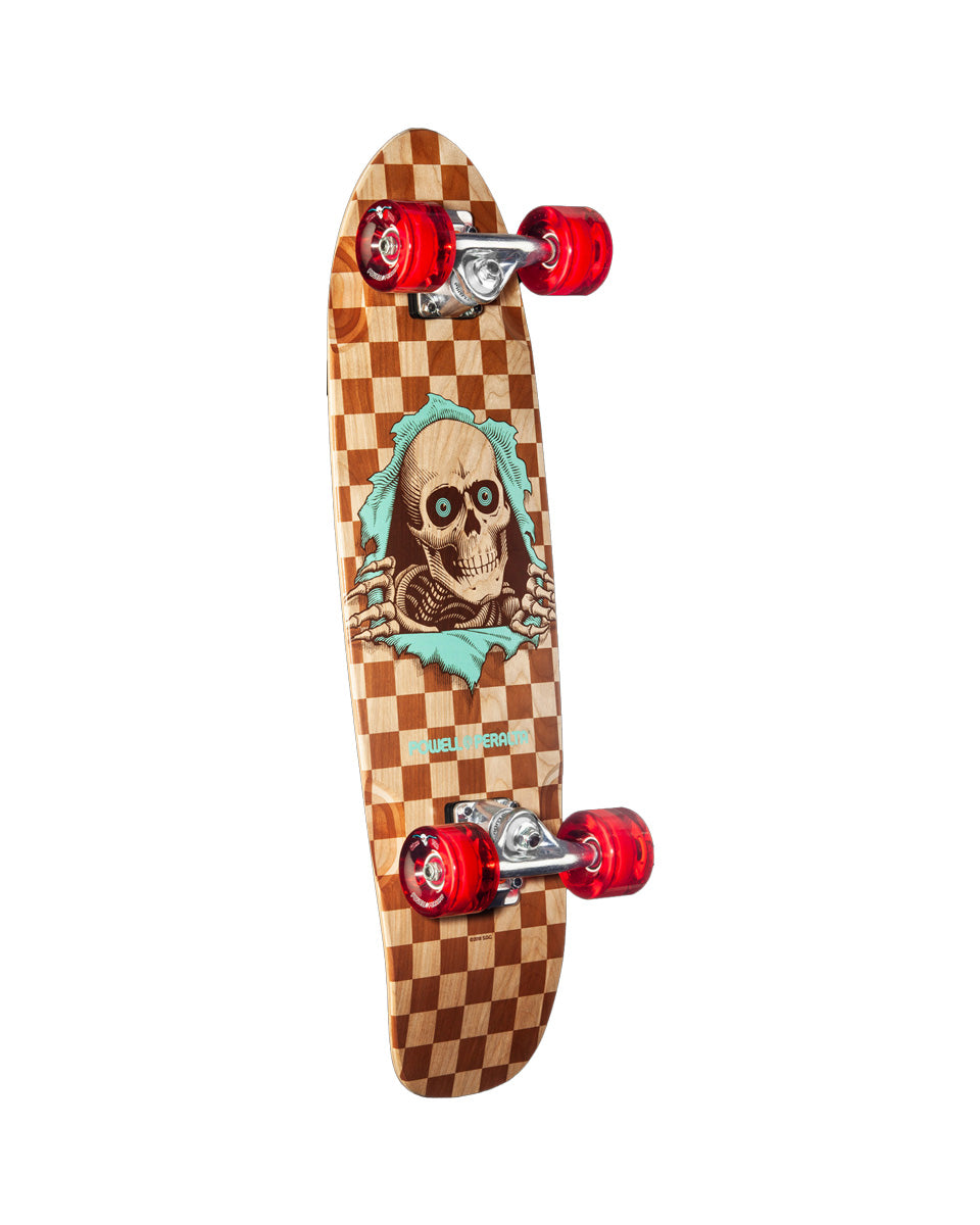 Powell Peralta Natural Checker Ripper Cruiser 8.37"