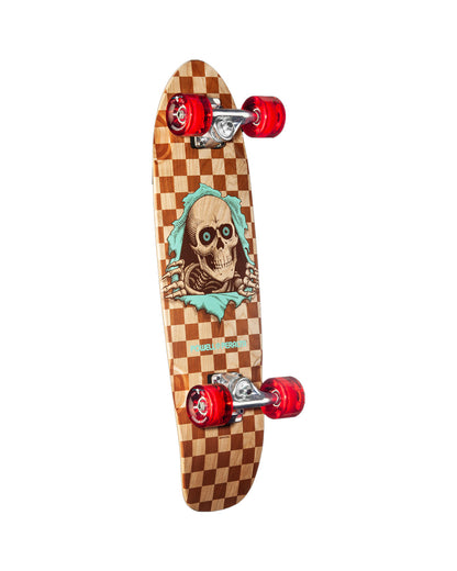Powell Peralta Natural Checker Ripper Cruiser 8.37"