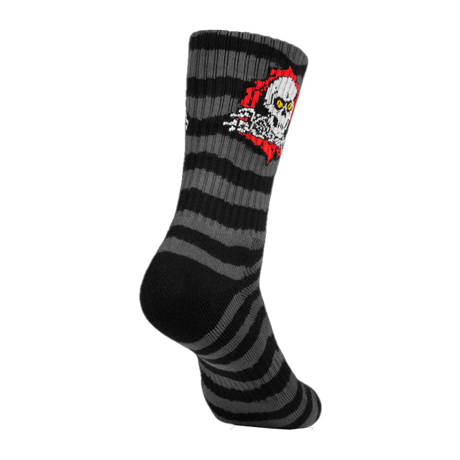 Powell Peralta Ripper Rips Socks Charcoal Black