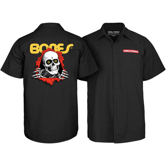 Powell Peralta Ripper Work Shirt Black