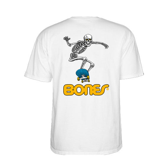 Powell Peralta Skateboard Skeleton T-Shirt White