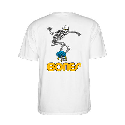 Powell Peralta Skateboard Skeleton T-Shirt White