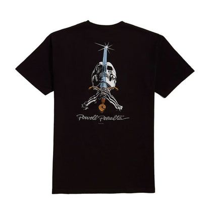 Powell Peralta Skull & Sword T-Shirt Black