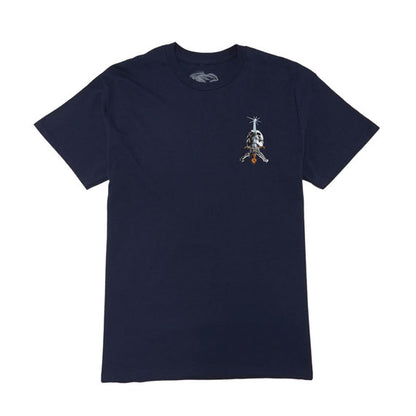 Powell Peralta Skull & Sword T-Shirt Navy