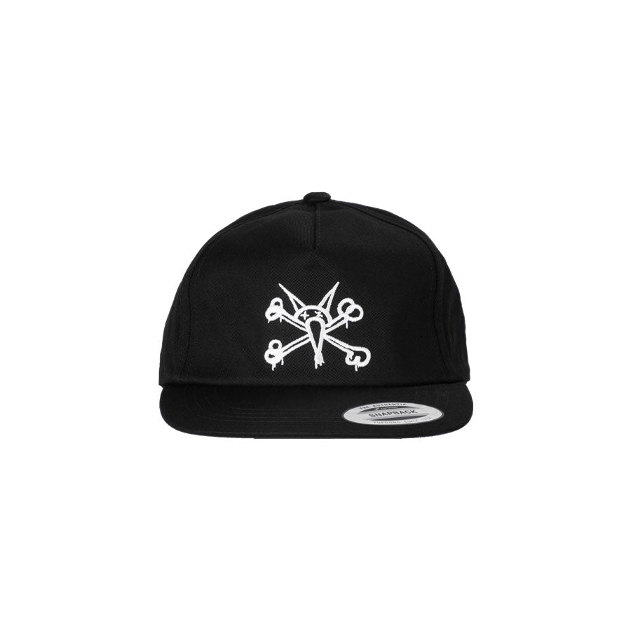 Powell Peralta Vato Rat Snapback Cap - Black