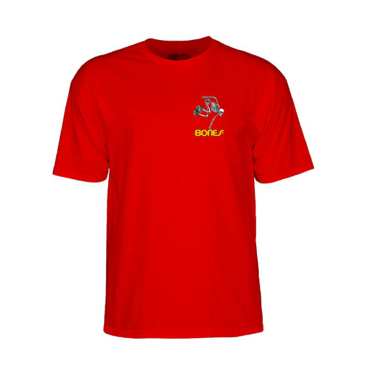 Powell Peralta Youth Skateboard Skeleton T-Shirt Red