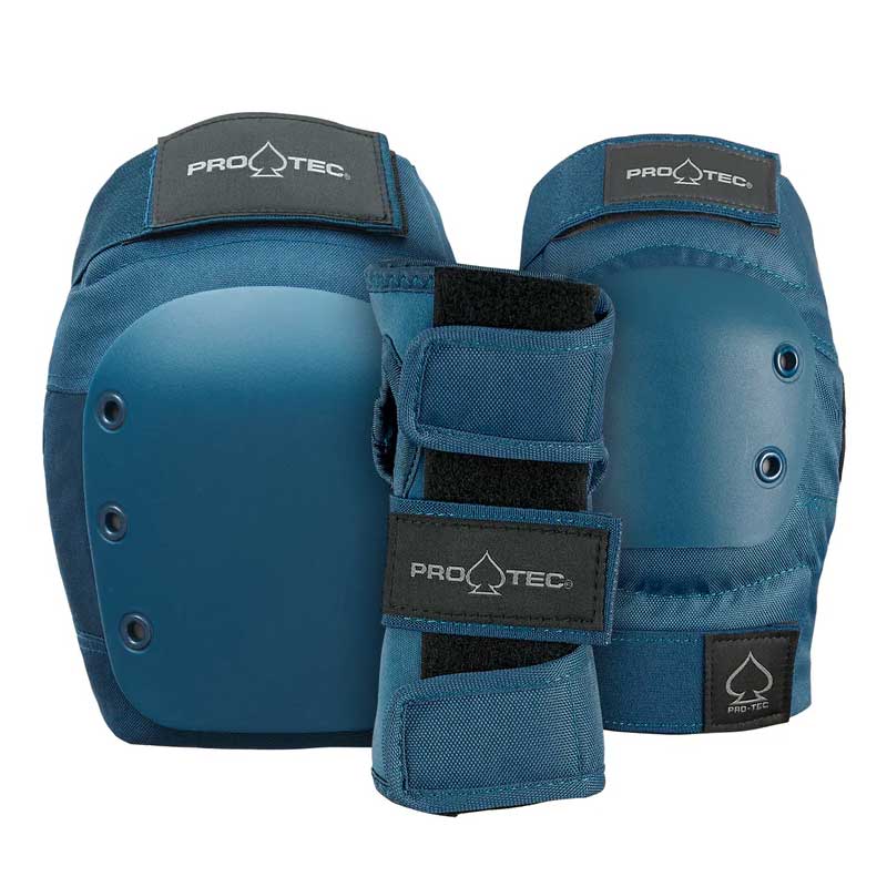 Pro-Tec Kids' Street 3-Pack Pad Set Blue