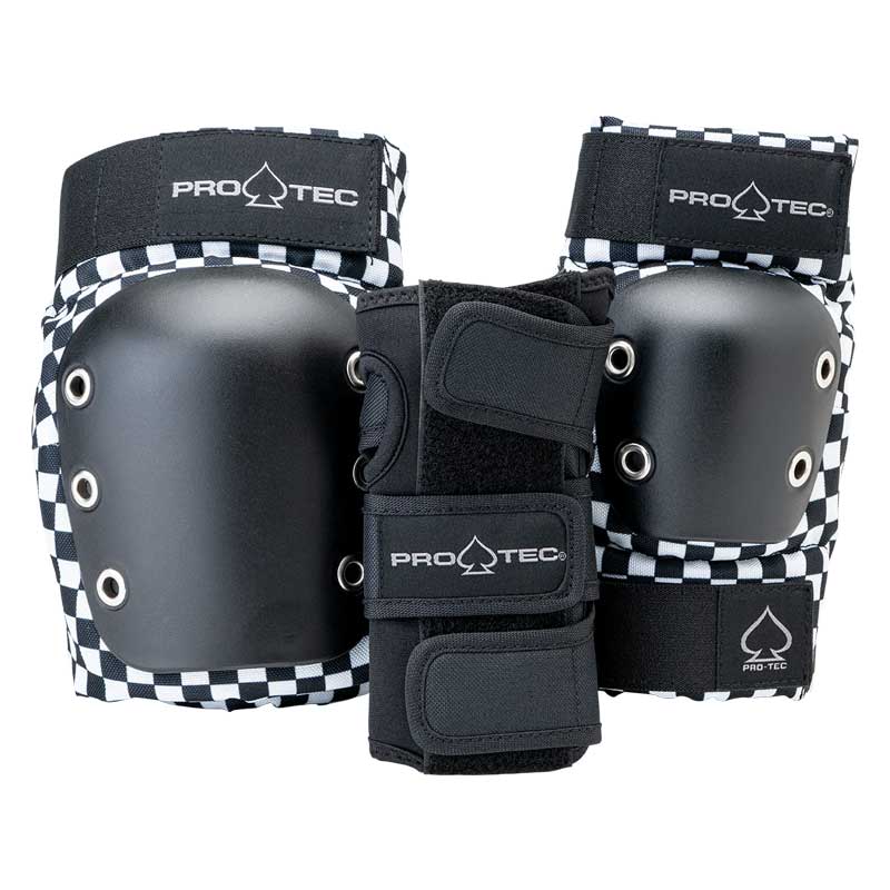 Pro-Tec Kids' Street 3-Pack Pad Set Checker