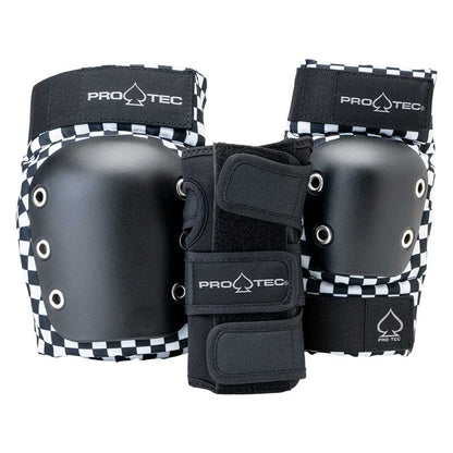 Pro-Tec Kids' Street 3-Pack Pad Set Checker