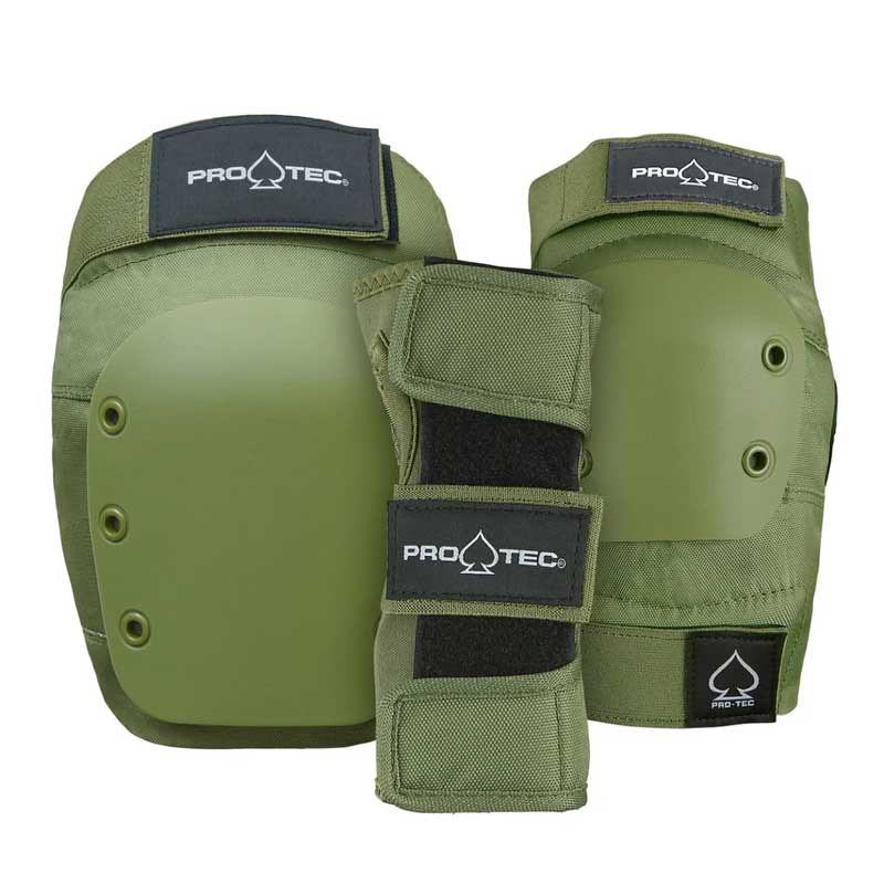 Pro-Tec Kids' Street 3-Pack Pad Set Green