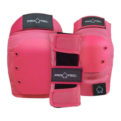 Pro-Tec Kids' Street 3-Pack Pad Set Pink