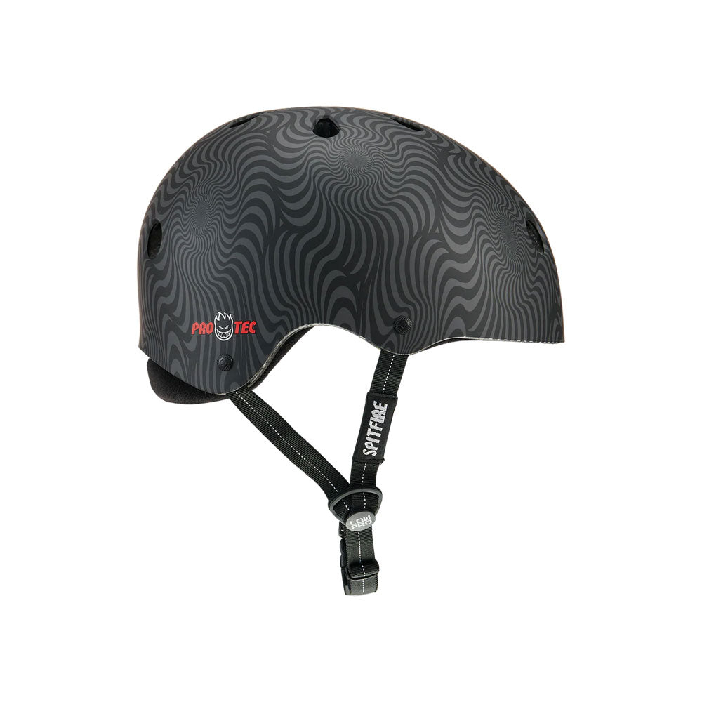 Pro-Tec Low Pro Certified Helmet Spitfire Black Swirl