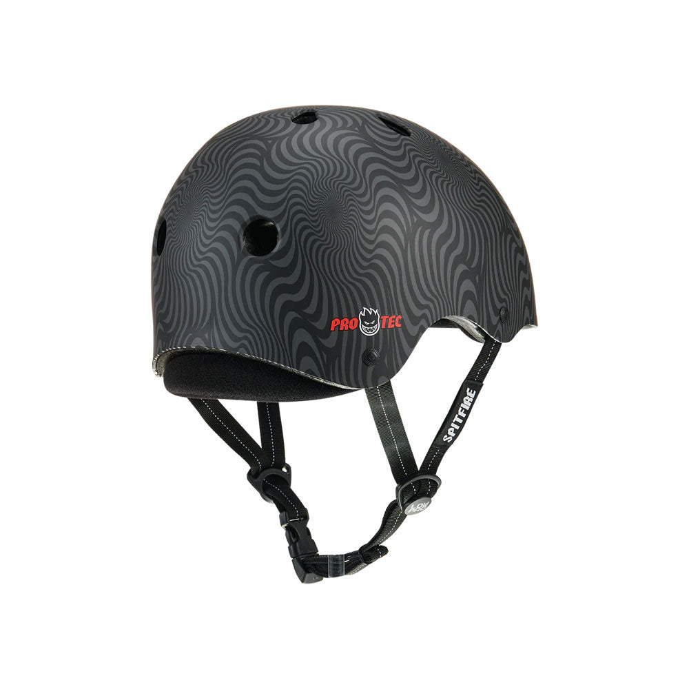 Pro-Tec Low Pro Certified Helmet Spitfire Black Swirl