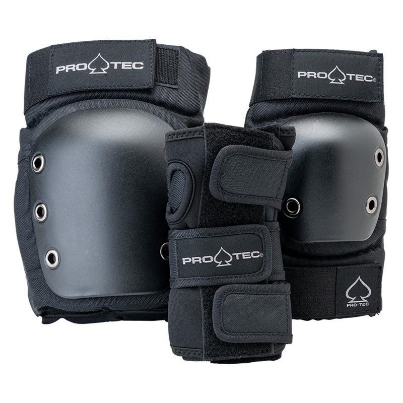Pro-Tec Street Adult 3-Pack Pad Set Black