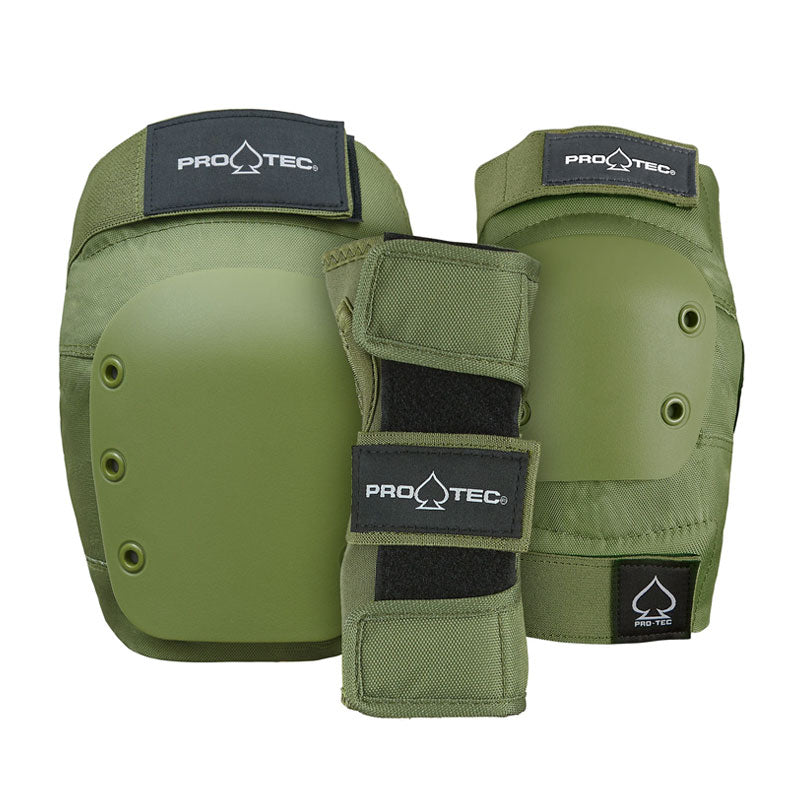 Pro-Tec Street Adult 3-Pack Pad Set Green