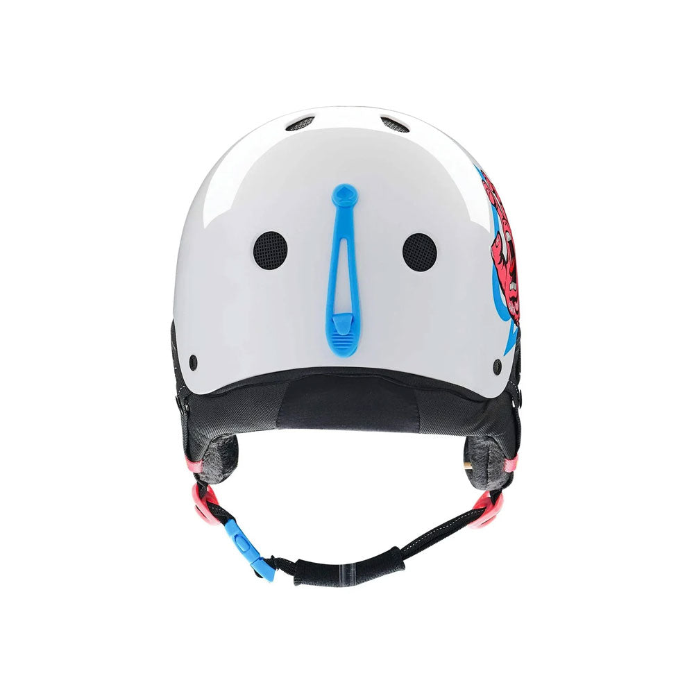 Protec x Santa Cruz Low Pro Snow Helmet White Gloss 2027