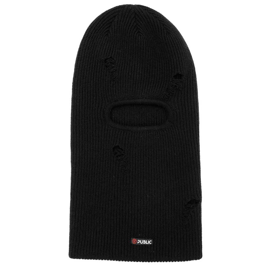 Public Distressed Balaclava Black 2027