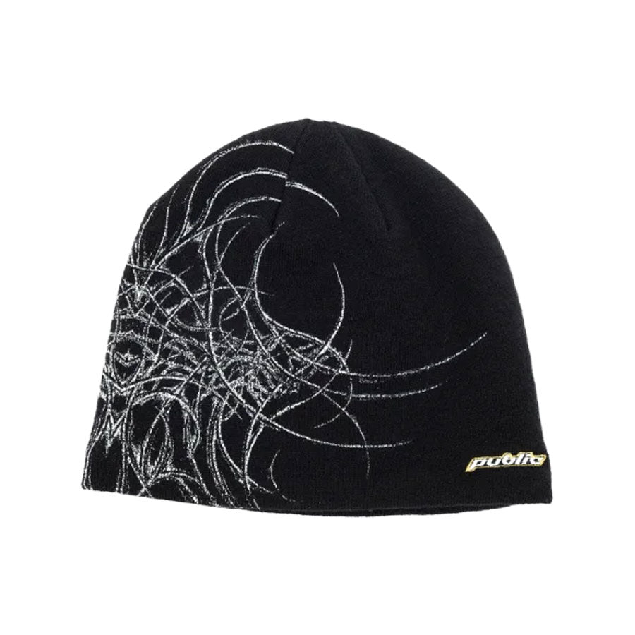 Public General Skully Beanie Black 2027