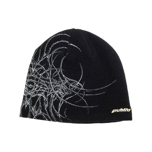 Public General Skully Beanie Black 2027