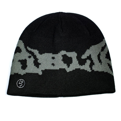 Public Splat Skully Beanie Black 2026