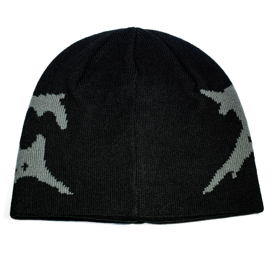 Public Splat Skully Beanie Black 2026