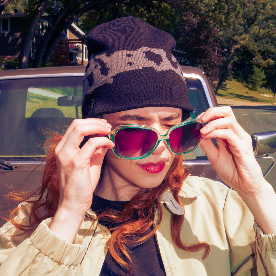 Public Splat Skully Beanie Black 2026