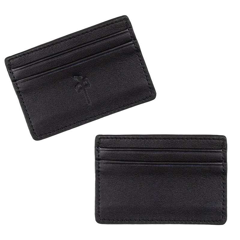 RDS Genuine Cardholder Leather Black