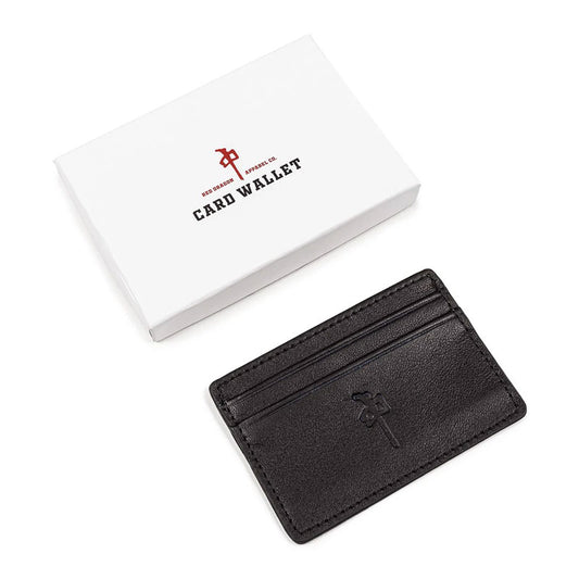 RDS Genuine Cardholder Leather Black
