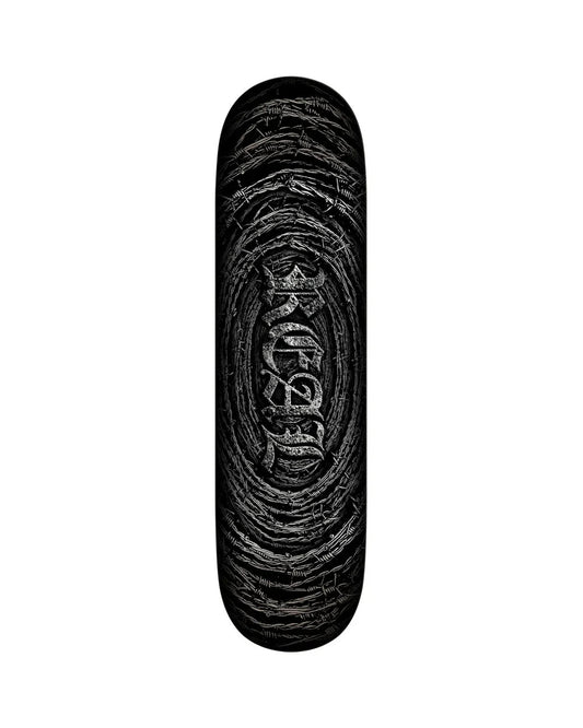 Real Team Barbed Wire Foil Oval Deck
