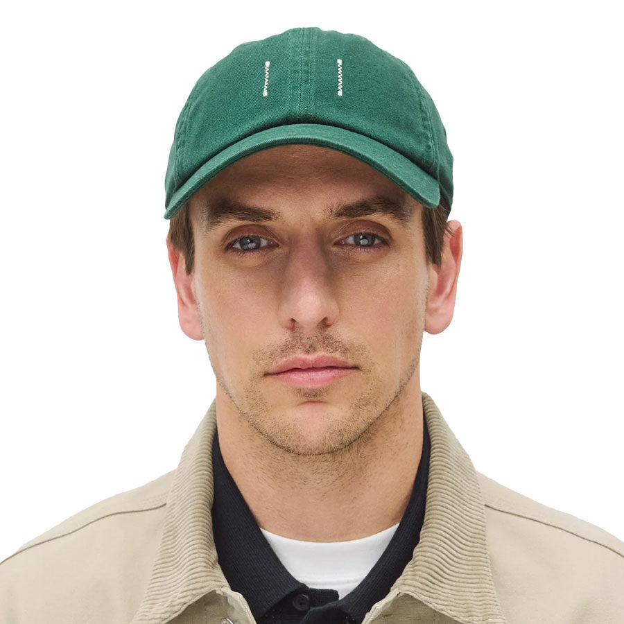 Reigning Champ Chino Low Pro Cap Washed British Racing Green
