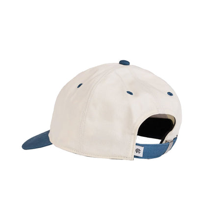 Reigning Champ Colour Block Monogram Cap Bermuda-Ivory