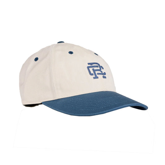 Reigning Champ Colour Block Monogram Cap Bermuda-Ivory