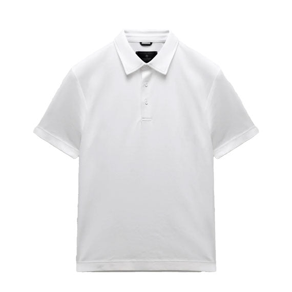 Reigning Champ Cotton Interlock Podium Standard Polo White