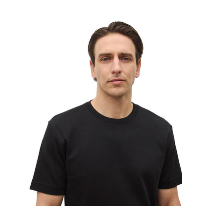Reigning Champ Cotton Interlock Podium Standard T-Shirt Black
