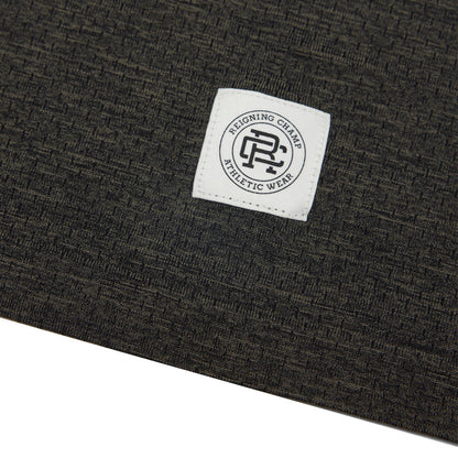 Reigning Champ Engineered Mesh Zone Polo Heather Graphite