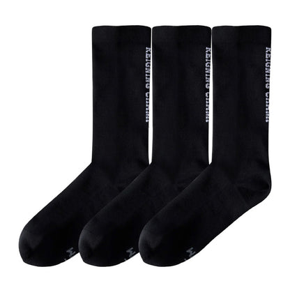 Reigning Champ Knit 3-Pack Speed Crew Sock Black