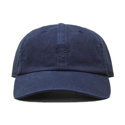 Reigning Champ Low Pro Chino Monogram Cap Washed Navy