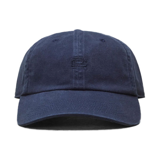 Reigning Champ Low Pro Chino Monogram Cap Washed Navy