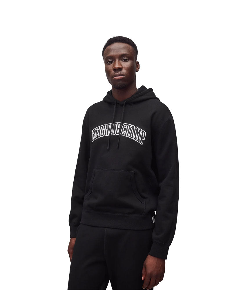Reigning Champ Terry Collegiate Standard Hoodie Black