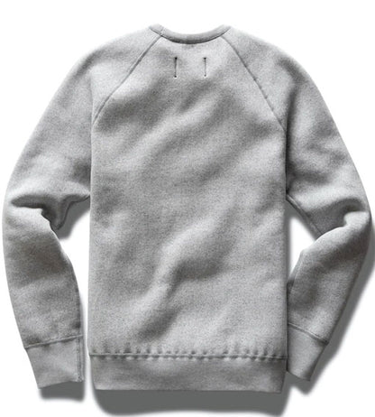 Reigning Champ Tiger Fleece 80/20 Crewneck Light Grey