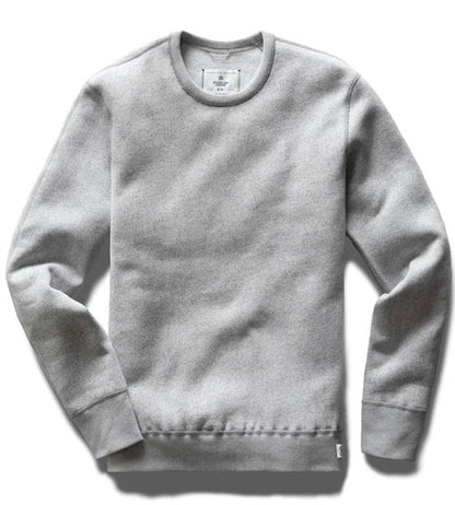 Reigning Champ Tiger Fleece 80/20 Crewneck Light Grey