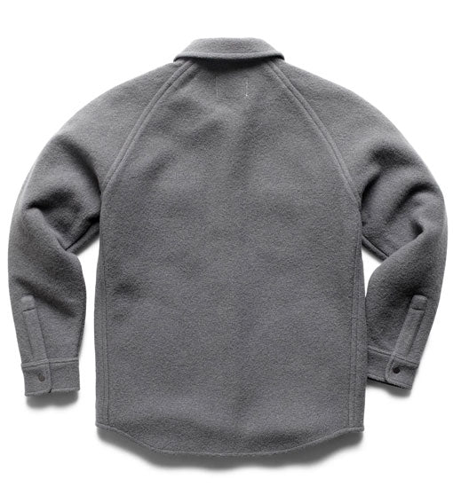 Reigning Champ Wool Overshirt Carbon