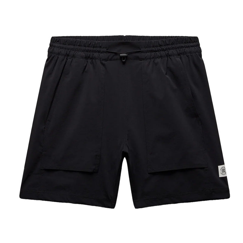 Reigning Champ Woven Stretch Nylon Utility Short Black