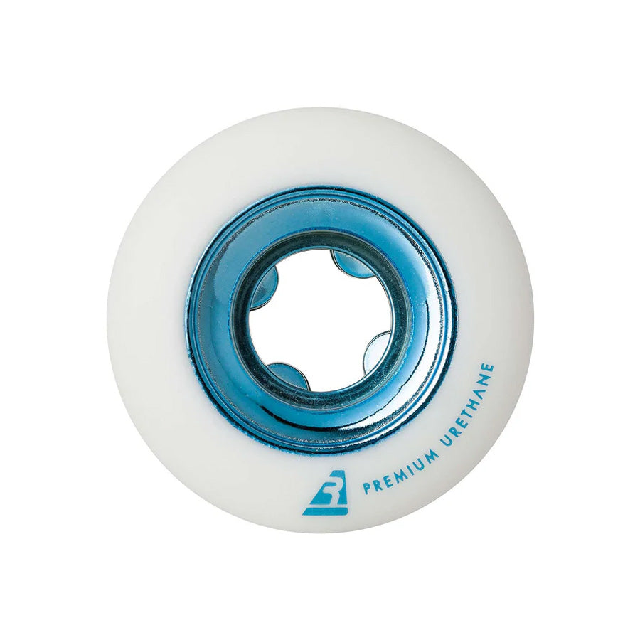 Ricta Chrome Core White/Teal Wheels 99A 54mm