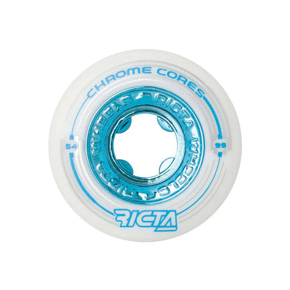 Ricta Chrome Core White Wheels 99A 54mm