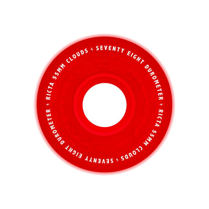 Ricta Clouds GITD Red Wheels 78A 55mm