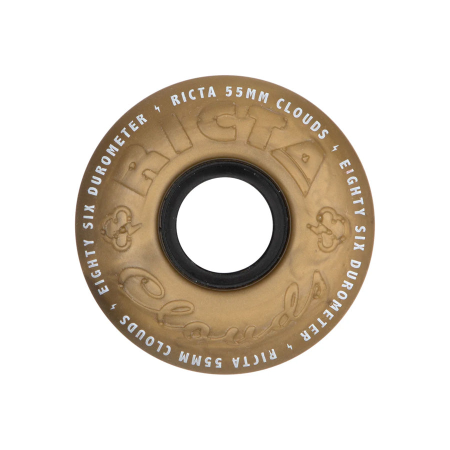 Ricta Clouds Metalic Gold Wheels 86A 55mm